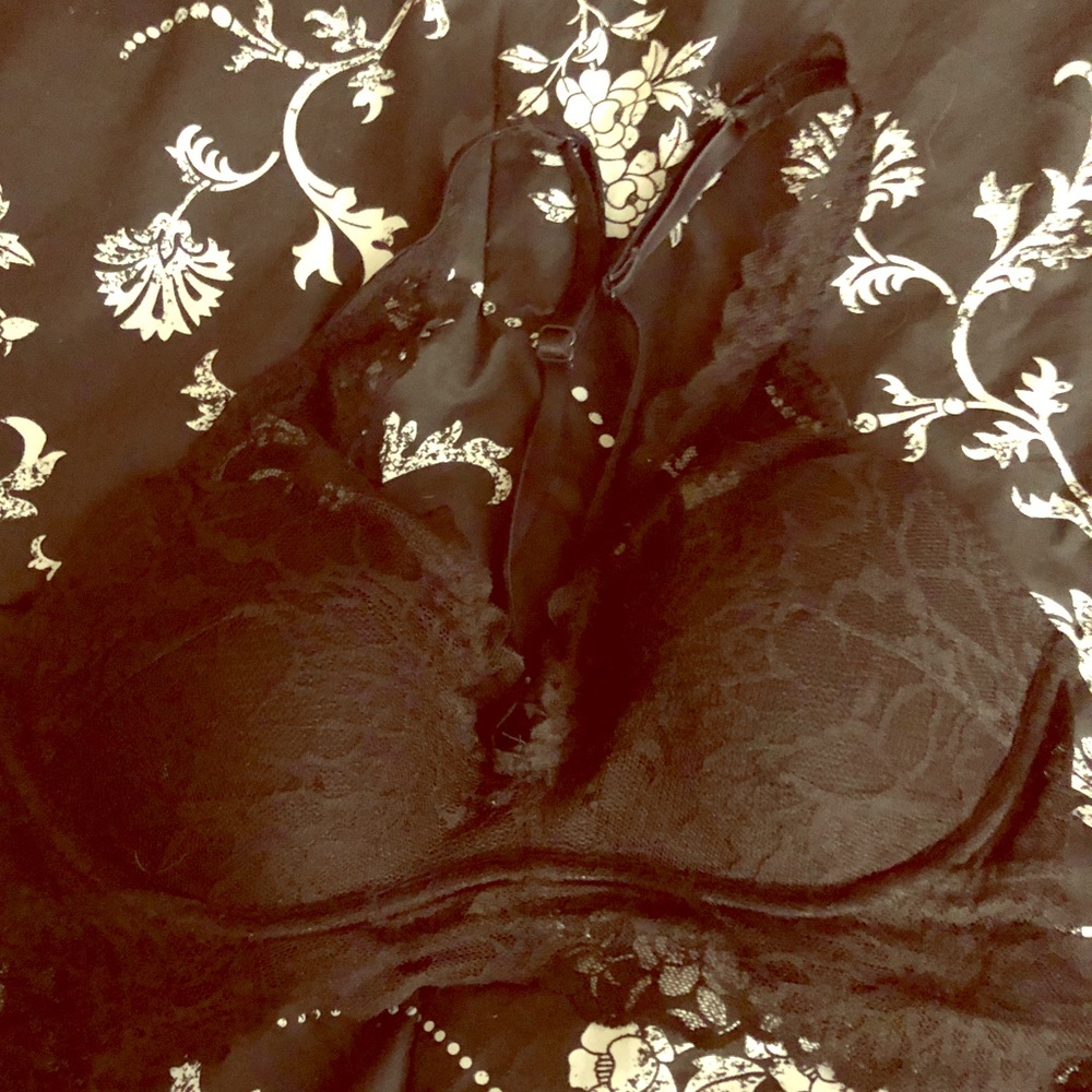 VS Pink Push-up Lace Bralette